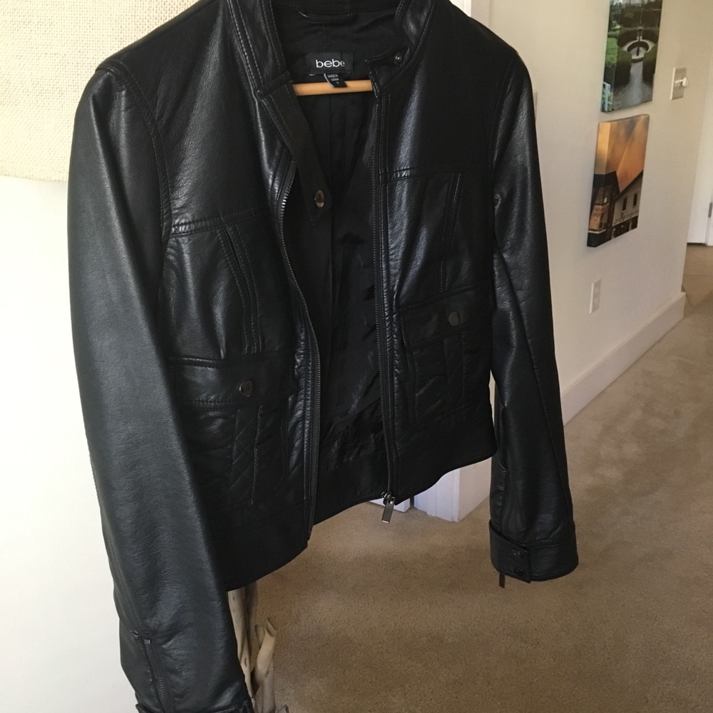 Bebe faux leather jacket